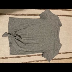 Marshals shirt: size small, grey cropped shirt! Super cute and minimal!